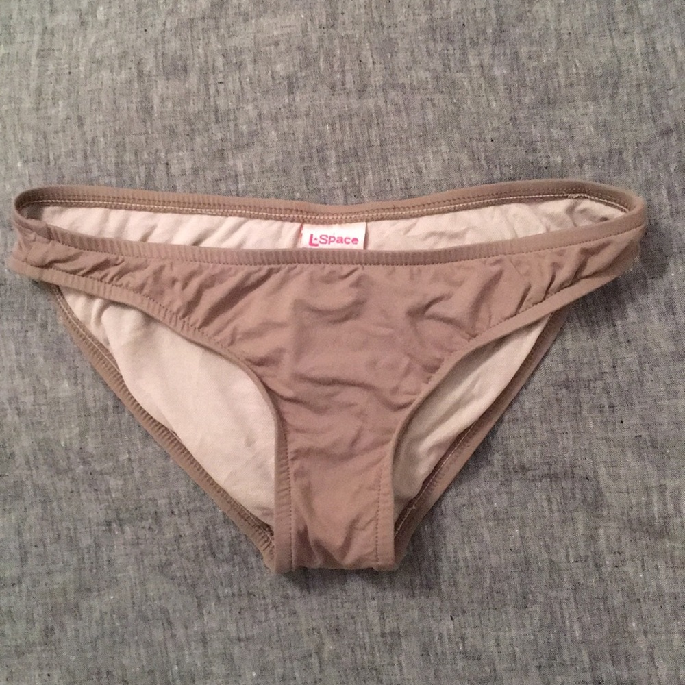 L Space Taupe Bikini Bottoms